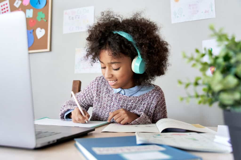 A child with auditory processing disorder homeschooling