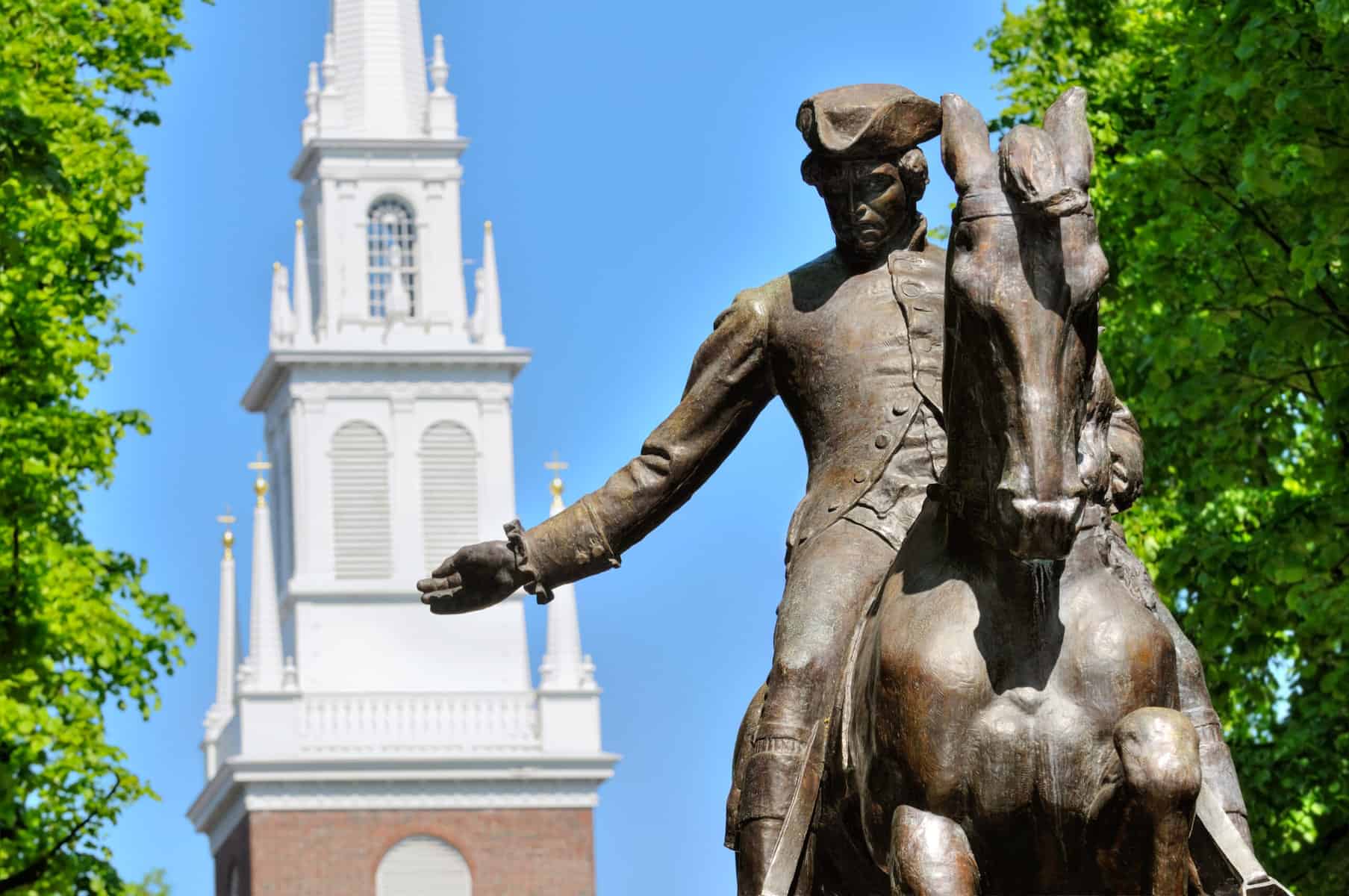 Image of Paul Revere statue