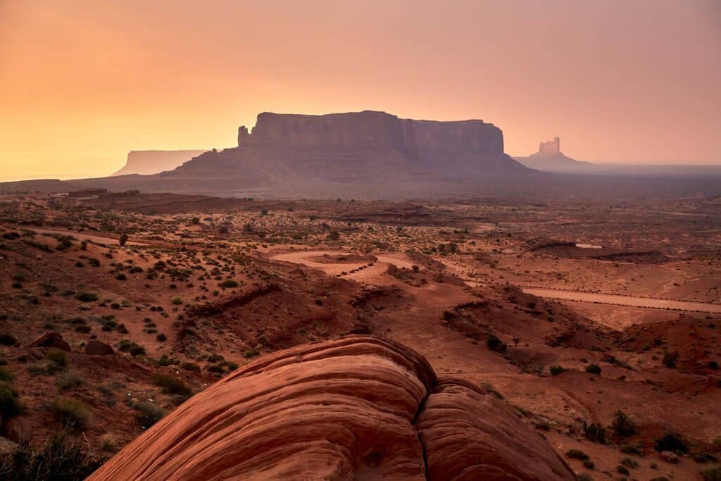 Landscape photo of the mesas at Bryce Canyon National Park