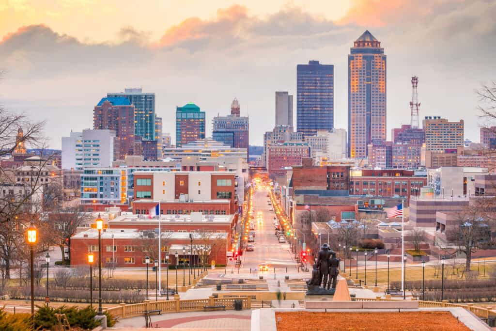 Des Moines, Iowa, Skyline