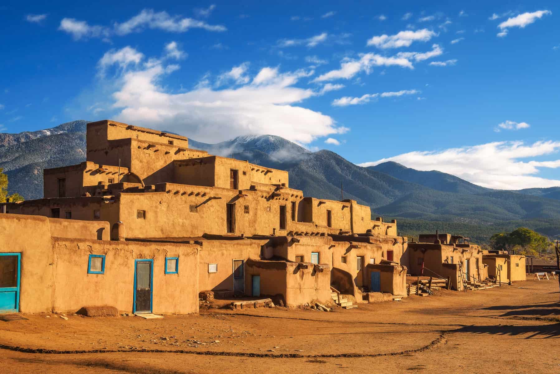 Image of Taos Pueblo, a UNESCO World Heritage site