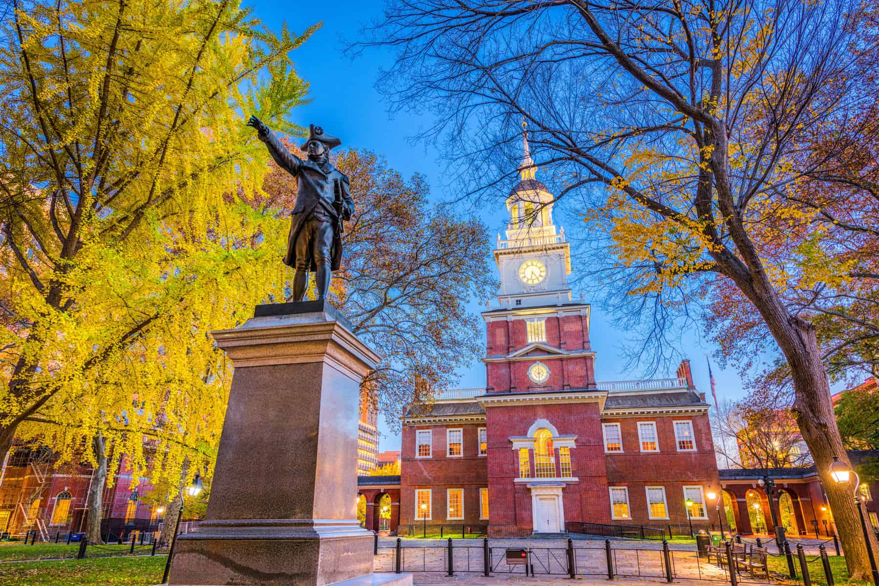 Image of Independence Hall in Pennsylvania